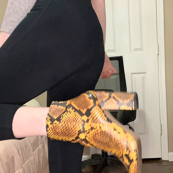 Steve Madden - Faux Snake Bootie - Picture 2 of 5